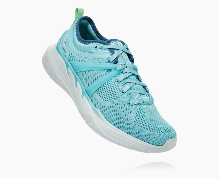 Zapatillas Running Hoka One One Mujer - Tivra - Azules/Blancas - FYN368750